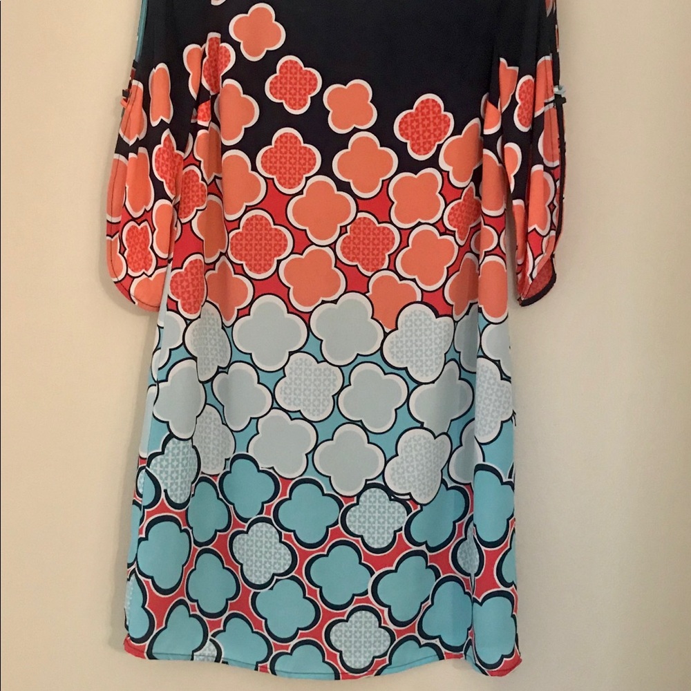 EUC Kaari Blue Multi-colored dress.